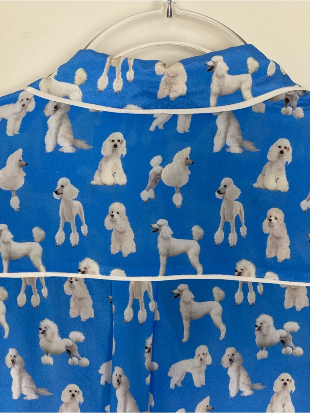 Alice + Olivia "Zimmer" Poodles ruffle blouse S - Picture 12 of 16